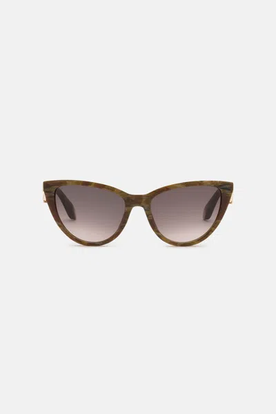 Roberto Cavalli Cat-eye Sunglasses In Multi