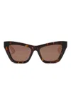 Roberto Cavalli Cat-eye Sunglasses In Brown