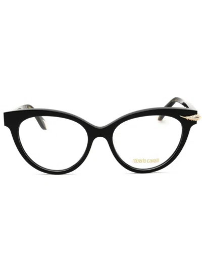 Roberto Cavalli Cat Eye Women's Eyeglasses In Black