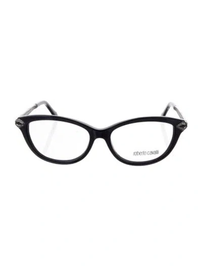 Pre-owned Roberto Cavalli Cat-eye Eyeglasses In Purple