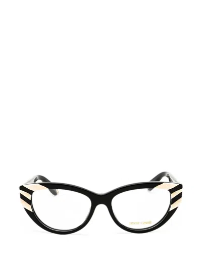 Roberto Cavalli Cat-eye Glasses In Black
