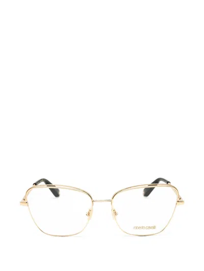 Roberto Cavalli Cat-eye Glasses In Gold