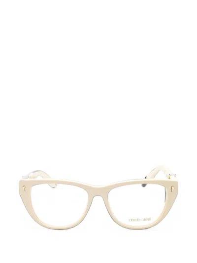 Roberto Cavalli Cat-eye Glasses In Neutral