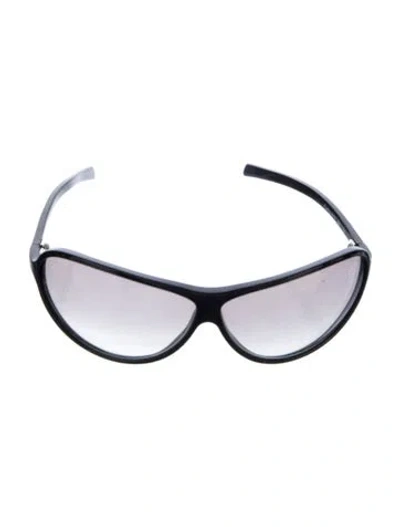 Pre-owned Roberto Cavalli Cat-eye Gradient Sunglasses In Black