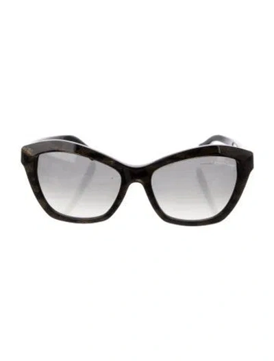 Pre-owned Roberto Cavalli Cat-eye Gradient Sunglasses In Brown