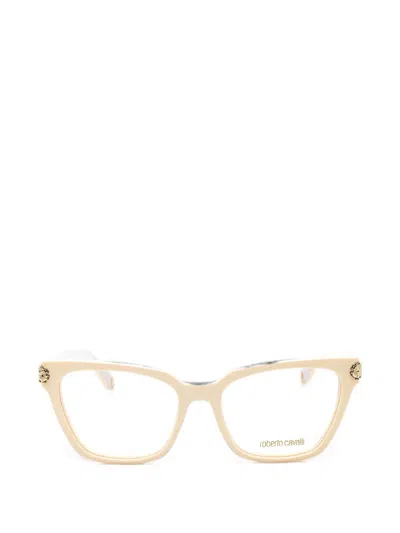 Roberto Cavalli Cat-eye-frame Glasses In Neutrals