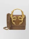 Roberto Cavalli Chain Strap Shoulder Bag With Snake Handle