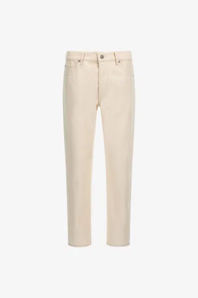 Roberto Cavalli Chino Trousers In Ivory