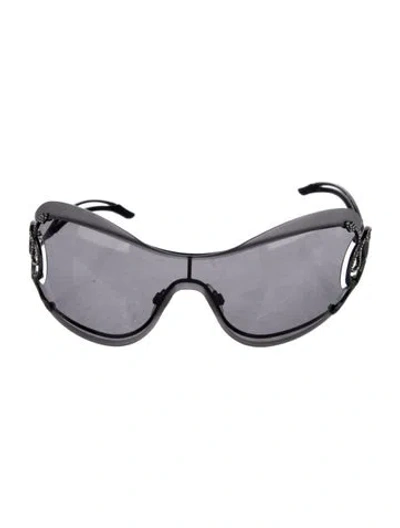 Pre-owned Roberto Cavalli Cicno Shield Sunglasses In Gray