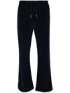 Roberto Cavalli Ciniglia Track Pants In 04926 Navy