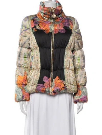 Pre-owned Roberto Cavalli Class Floral Print Jacket In Multi