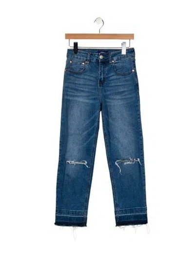 Pre-owned Roberto Cavalli Class Mid-rise Straight Leg Jeans In Blue