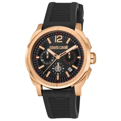 Roberto Cavalli Classic Chronograph Quartz Black Dial Men's Watch Rc5g085p0075