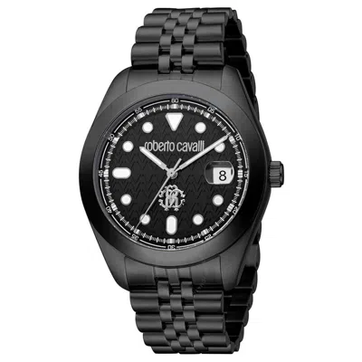 Roberto Cavalli Classic Quartz Black Dial Men's Watch Rc5g051m1035