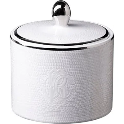 Roberto Cavalli Classic Sugar Pot In White