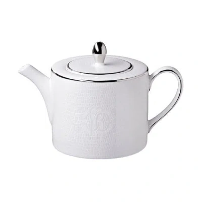 Roberto Cavalli Classic Tea And Coffee Pot In White