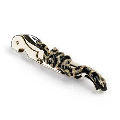 Roberto Cavalli Classic Wine Opener Snake With Luxury Box In Silver