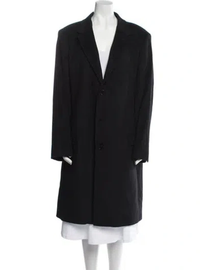 Pre-owned Roberto Cavalli Coat In Black
