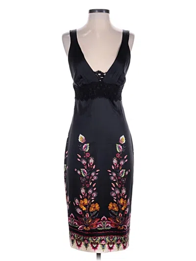 Pre-owned Roberto Cavalli Cocktail Dress In Black