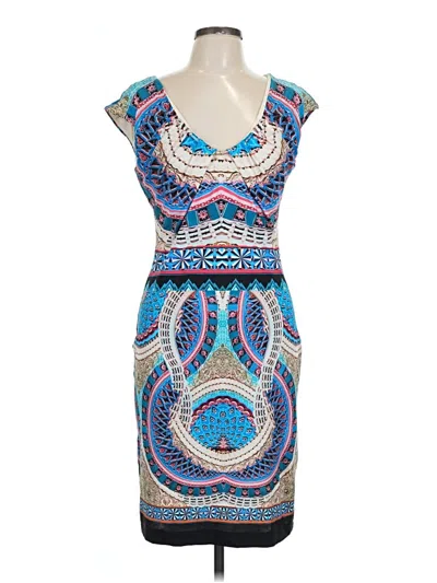Pre-owned Roberto Cavalli Cocktail Dress In Blue