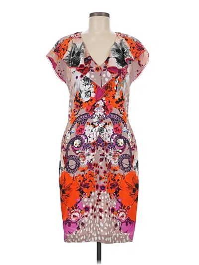 Pre-owned Roberto Cavalli Cocktail Dress In Pink