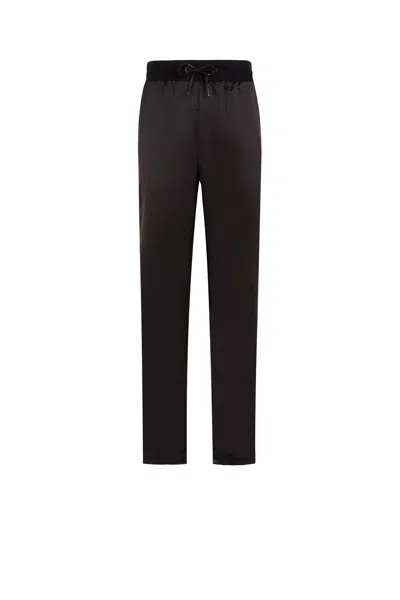 Roberto Cavalli Contrast Side-stripe Track Pants In Black