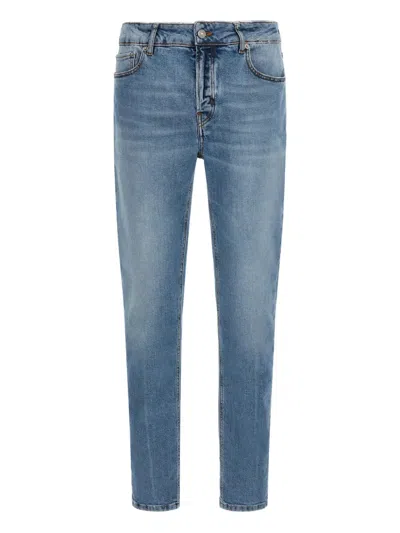 Roberto Cavalli Cotton Jeans In Blue