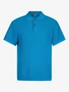 Roberto Cavalli Man Cotton Polo In Blue