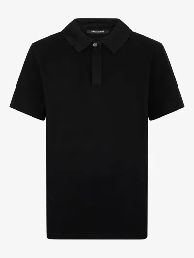 ROBERTO CAVALLI COTTON POLO SHIRT