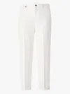 Roberto Cavalli Straight Leg Pants In Neutrals