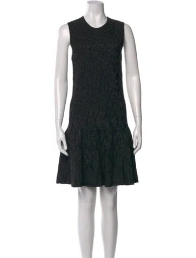 Pre-owned Roberto Cavalli Crew Neck Knee-length Dress In Multi