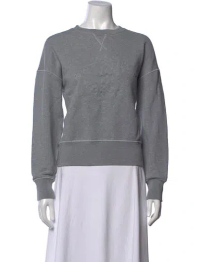 Pre-owned Roberto Cavalli Crew Neck Long Sleeve Sweatshirt In Grey