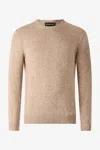 Roberto Cavalli Crew Neck Sweater In Beige