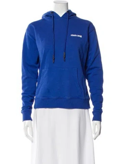 Pre-owned Roberto Cavalli Crew Neck Sweater In Blue