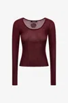 Roberto Cavalli Crew Neck Sweater In Purple