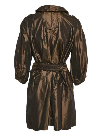 Pre-owned Roberto Cavalli Crinkled-finish Coat