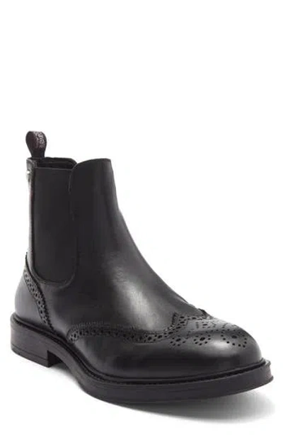 Roberto Cavalli Crip Chelsea Boot In Black