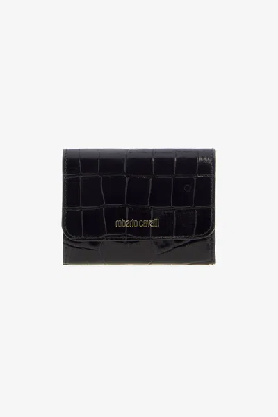 ROBERTO CAVALLI CROCODILE PRINT WALLET