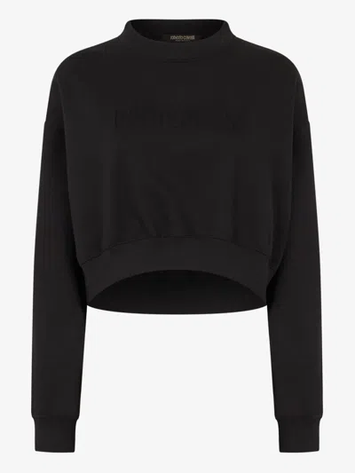 ROBERTO CAVALLI CROPPED SWEATSHIRT