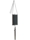 Roberto Cavalli Crystal-embellished Tassel Shoulder Bag In Black