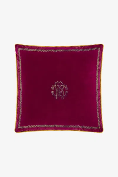 Roberto Cavalli Cushion Venezia Cyclamen In Purple