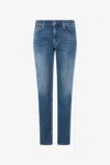 Roberto Cavalli Ombre-effect Jeans In Light Blue