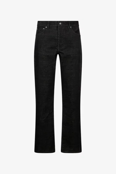 Roberto Cavalli Denim Trousers In Black