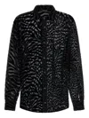 Roberto Cavalli Devorè-effect Shirt In Black