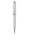 Roberto Cavalli Diamond-pattern Pen In Silver