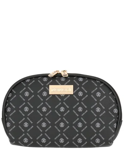 Roberto Cavalli Dome Cosmetic Bag In Black