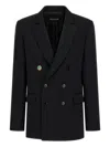 Roberto Cavalli Double-breasted Blazer In Black