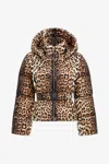 Roberto Cavalli Down Jacket In Light Brown