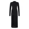 Roberto Cavalli Langes Kleid Mit Gerafftem Detail In Black