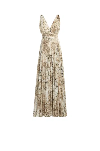 Roberto Cavalli Dress In Ivory